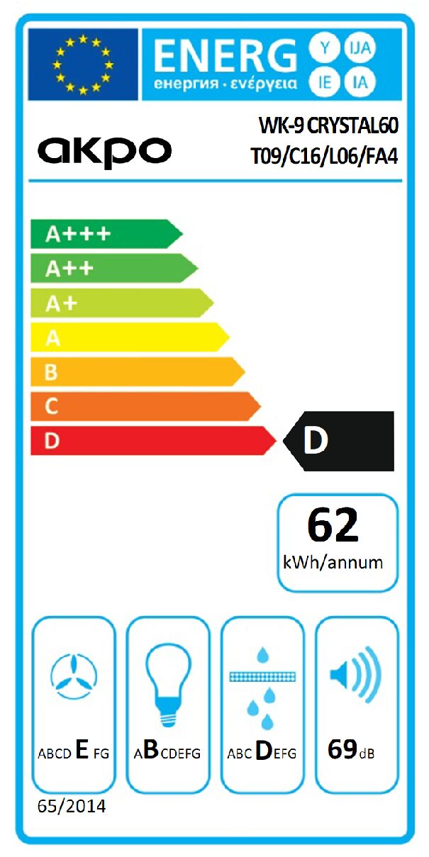Akpo WK-9 Crystal Pro 60cm black
