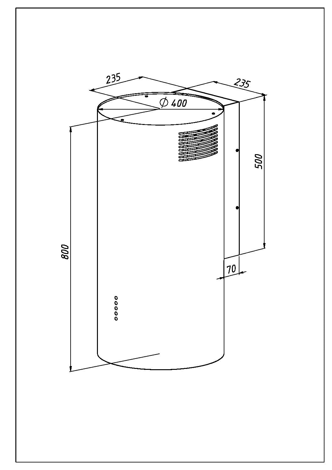 Akpo WK-10 Balmera WL 40cm Black