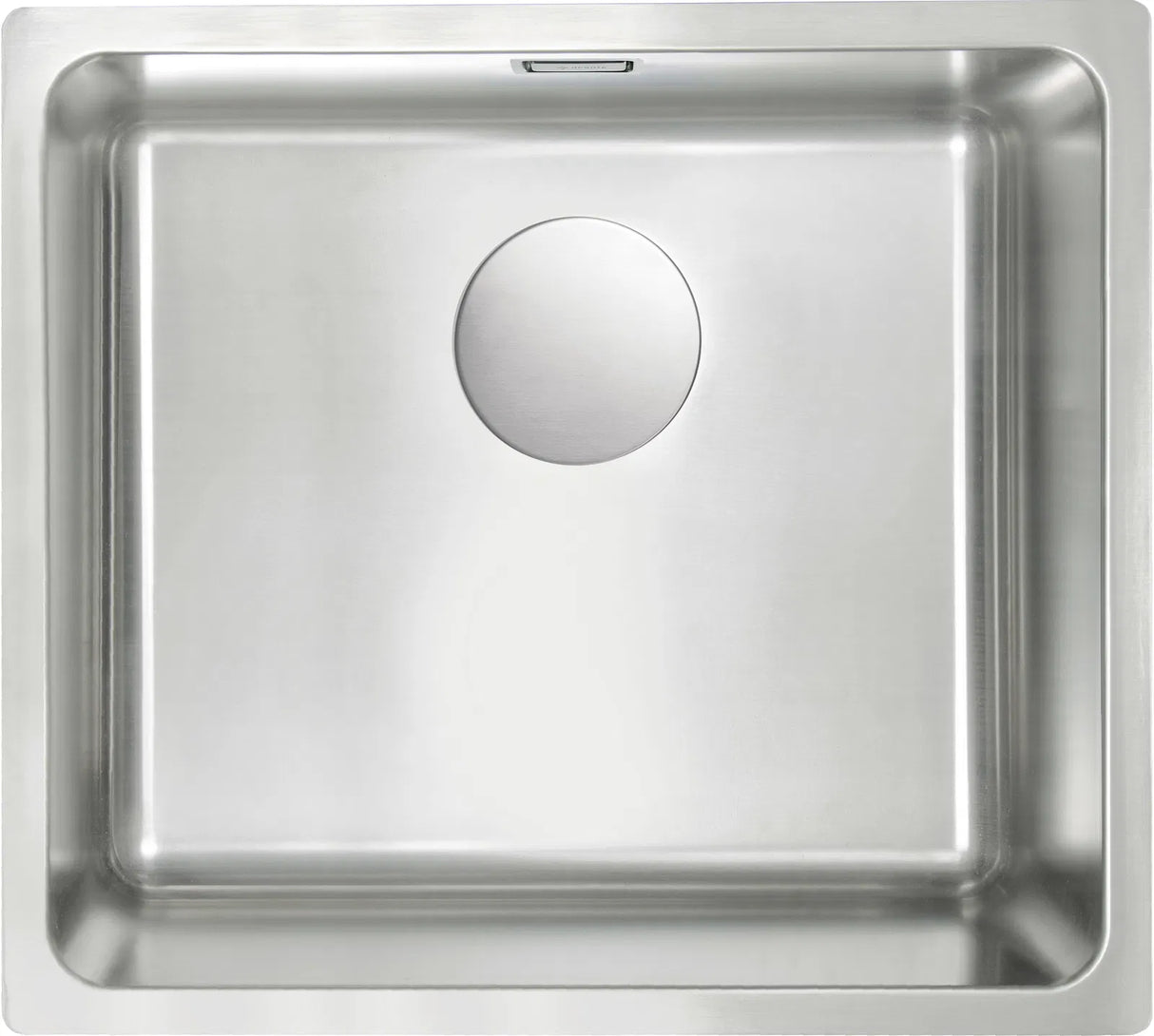 Deante ZPE_010D Egeria Overmount or Undermount Sink, 1-Bowl (Brushed Steel)
