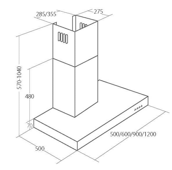 Akpo WK-10 Feniks 60cm Inox