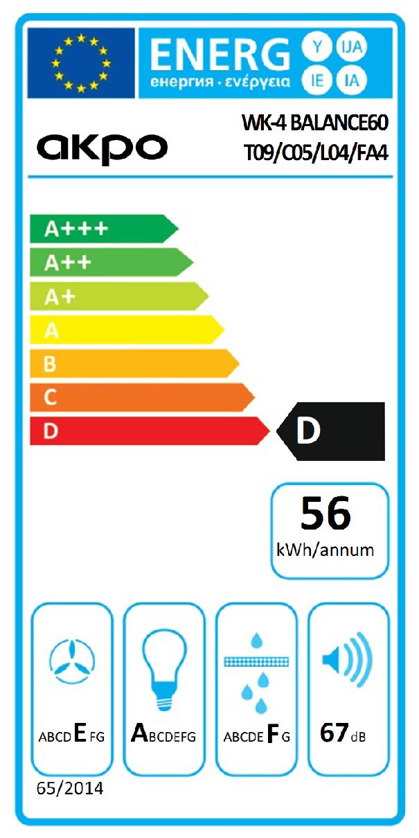 Akpo WK-4 Balance Gold 60cm White