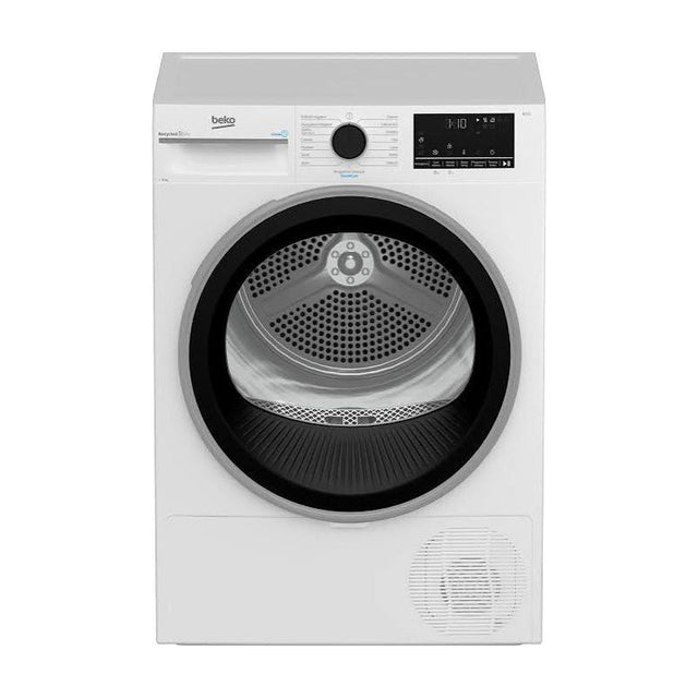 Beko Heat Pump Tumble Dryer 10kg BT3103IS front view on white background