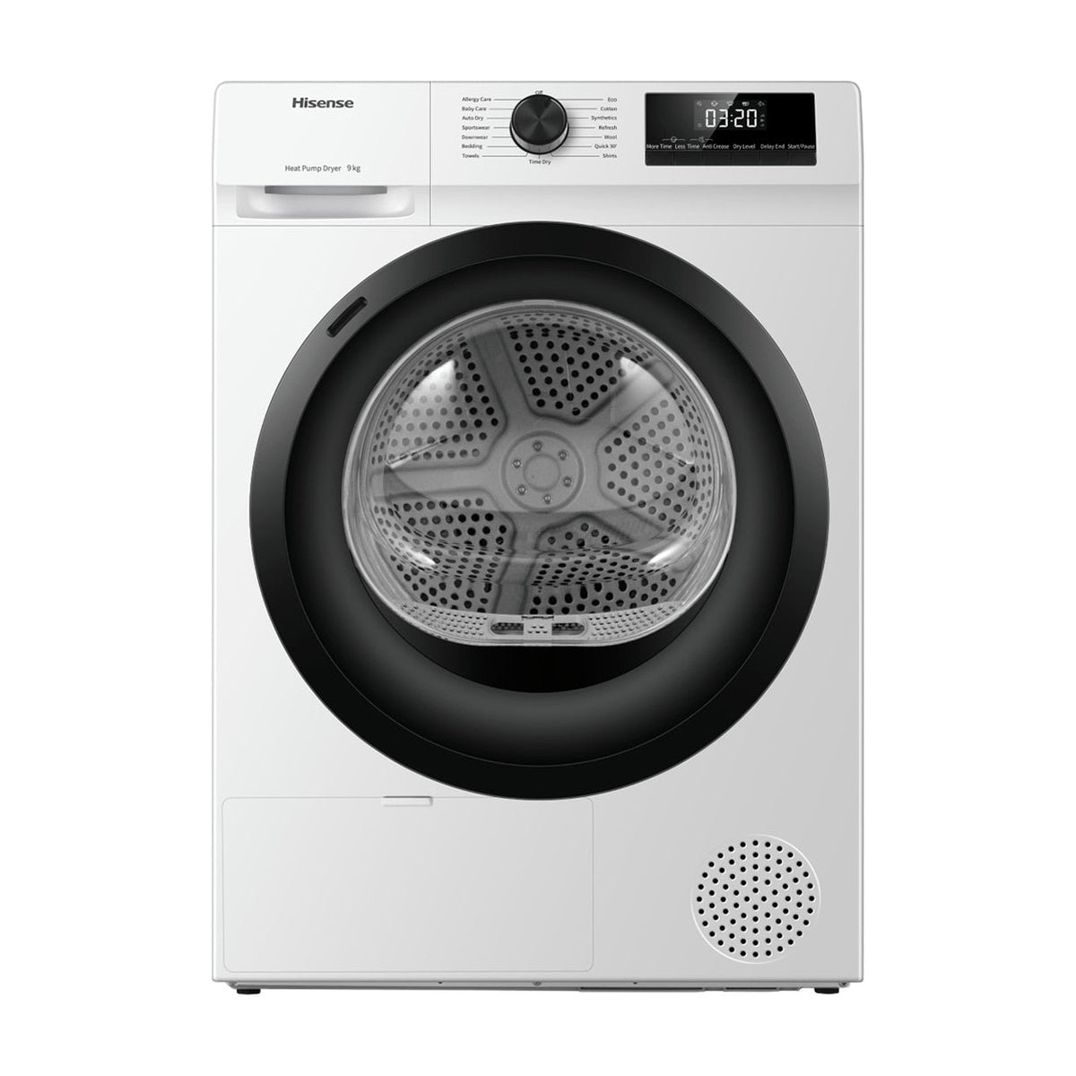 DHQE900UWDC front-facing closed-door dryer