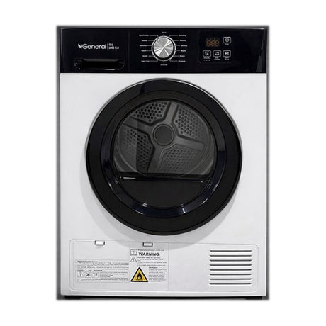 General Heat Pump Tumble Dryer 8kg front view on white background