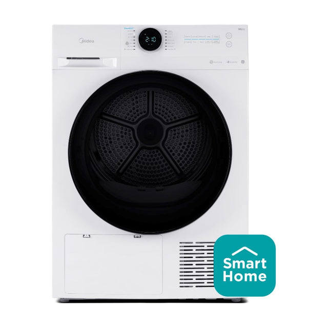 Midea tumble dryer MD200H100BW/W-HR front view