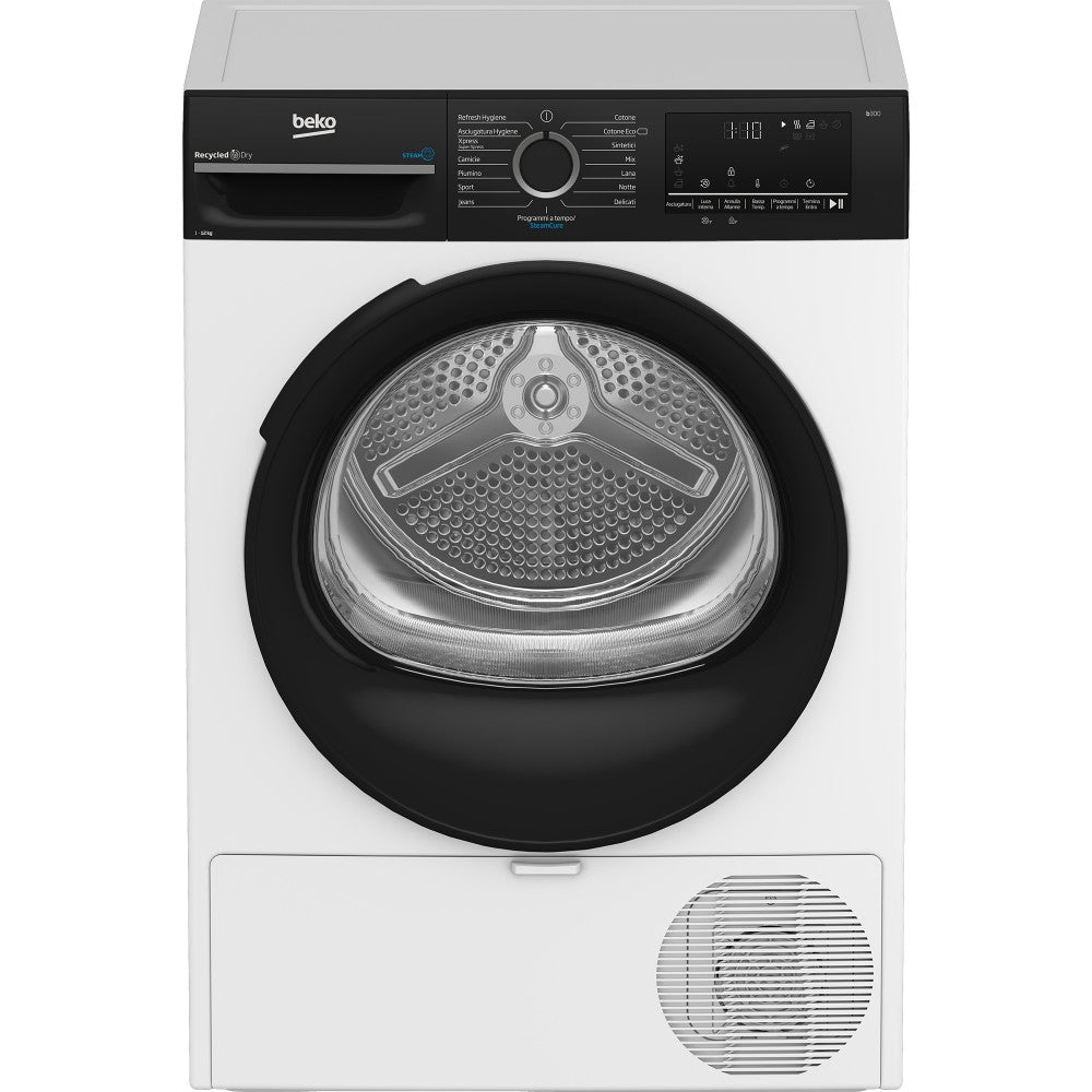Beko BMGT4122SBI 12kg heat pump tumble dryer