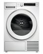 ASKO T509HRW 9kg white heat pump tumble dryer, straight-on front view, door closed